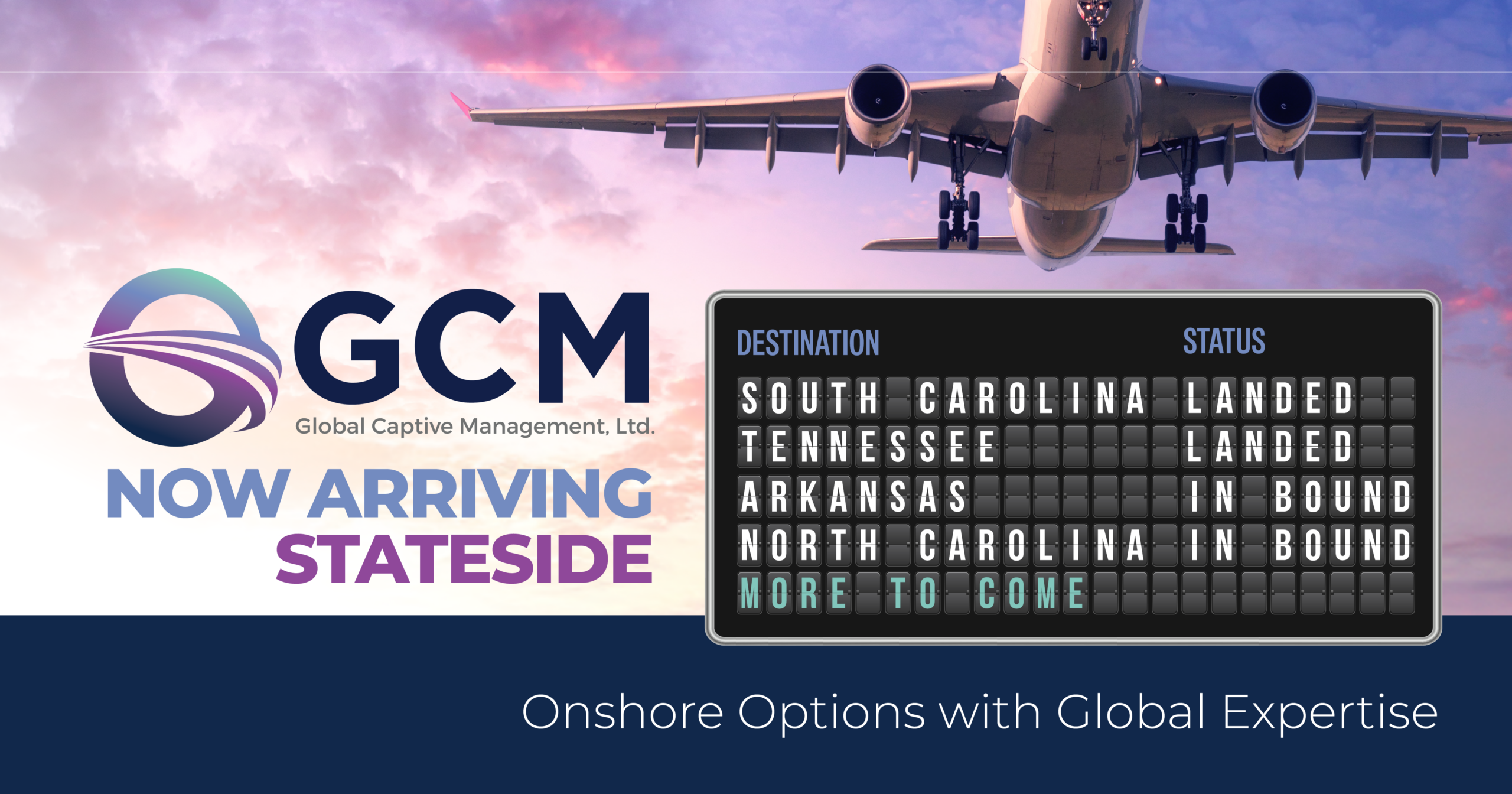 GCM arriving stateside