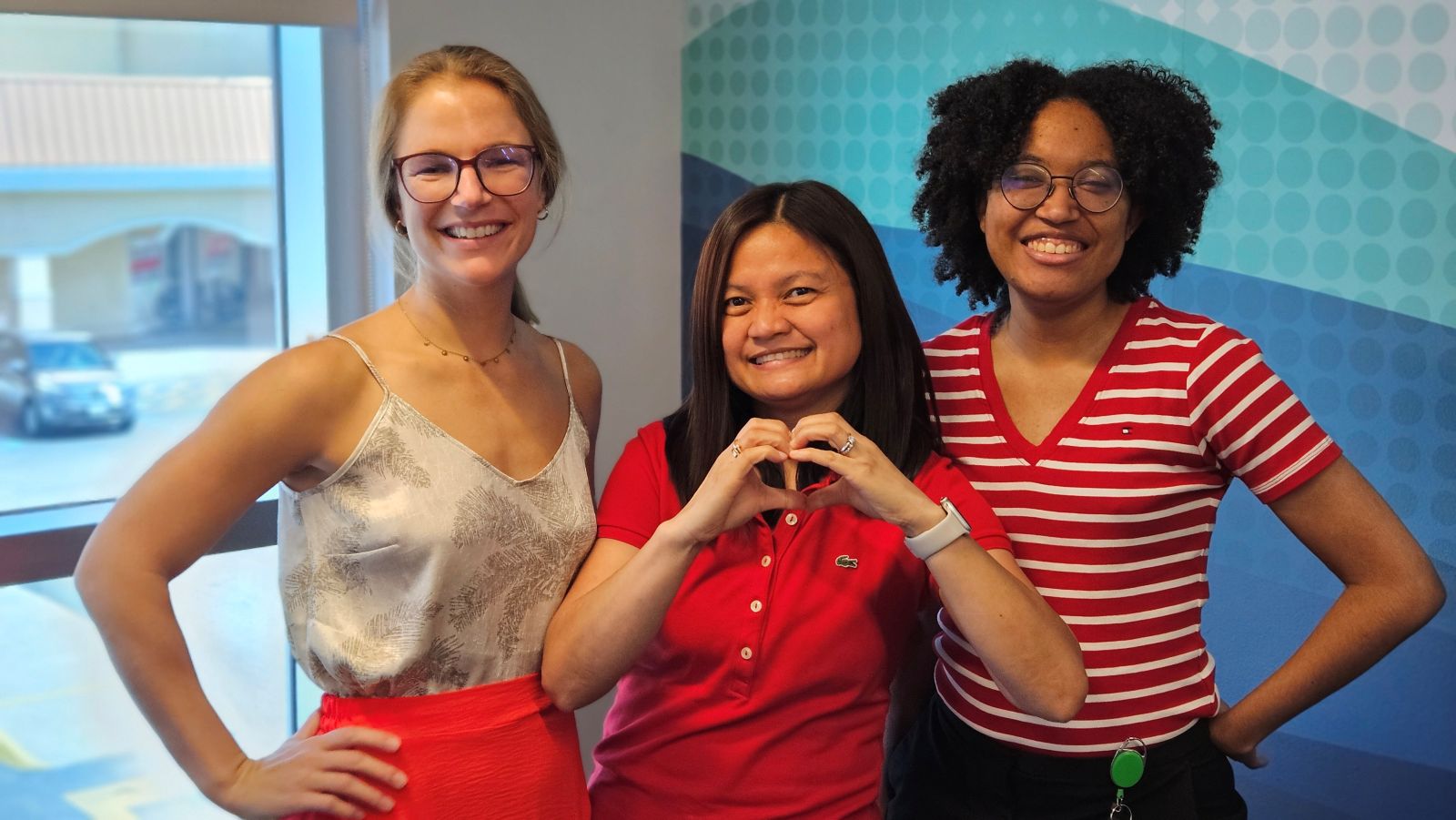Johane Olivier, Carmela Sta. Ana, and Brianna Ebanks